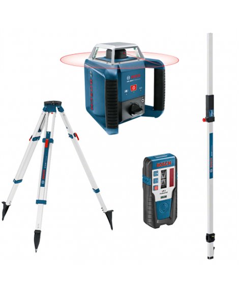 BOSCH Laser obrotowy GRL 400 H + LR 1 + BT 170 + GR 240