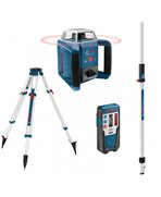 BOSCH Laser obrotowy GRL 400 H + LR 1 + BT 170 + GR 240