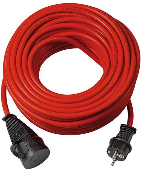 BRENNENSTUHL Kabel przedłużający BREMAXX IP 44 czerwony 25m AT-N05V3V3-F3G1,5