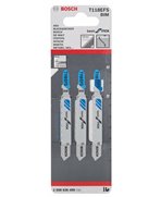 BOSCH 3 Brzeszczoty do wyrzynarek T 118 EFS Basic for Stainless Steel