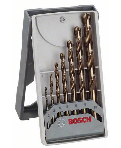 BOSCH 7-częściowy zestaw wiertła do metalu HSS-Co Mini X-Line 135°