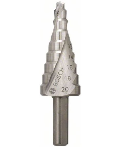 BOSCH Wiertło stopniowe 4-20 mm, 8,0 mm, 70,5 mm ze stali HSS