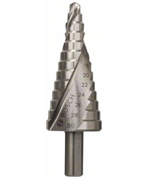 BOSCH Wiertło stopniowe 6-30 mm, 10,0 mm, 93,5 mm ze stali HSS
