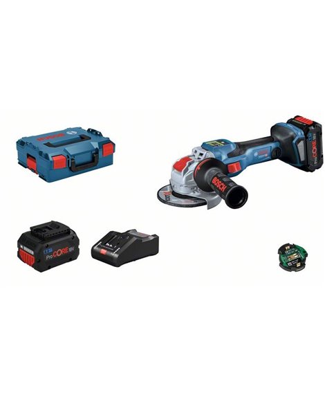 BOSCH Szlifierka kątowa akumulatorowa GWX 18V-15 SC (2x8Ah) BOSCH Szlifierka kątowa akumulatorowa GWX 18V-15 SC (2x8Ah)