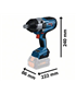 BOSCH Klucz udarowy akumulatorowy GDS 18V-1050 H (2x 8,0 Ah)