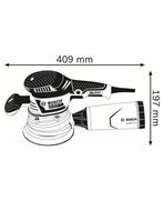 BOSCH Szlifierka mimośrodowa GEX 40-150 + L-BOXX
