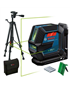 BOSCH Laser liniowy GLL 2-15 G + LB10 + BT150 + pokrowiec + tarcza celownicza