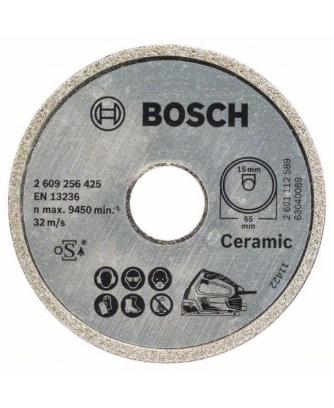 BOSCH Diamentowa tarcza tnąca Standard for Ceramic D - 65 mm- otwór - 15 mm