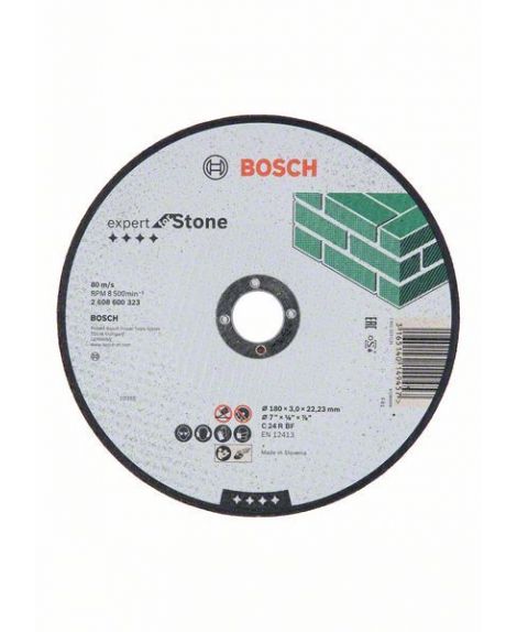 BOSCH Tarcza tnąca prosta Expert for Stone C 24 R BF, 180 mm, 3,0 mm