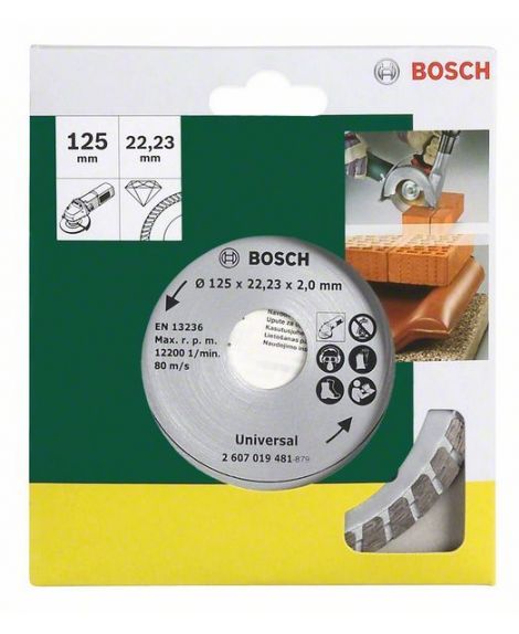 BOSCH Diamentowa tarcza tnąca Turbo, Ø 125 mm