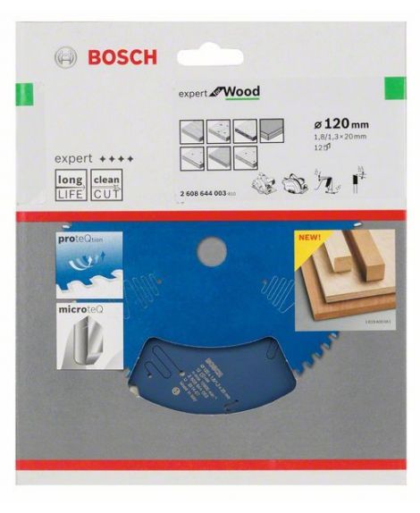 BOSCH Tarcza pilarska Expert for Wood 120 x 20 x 1,8 mm, 12