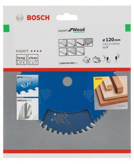 BOSCH Tarcza pilarska Expert for Wood 120 x 20 x 1,8 mm, 40