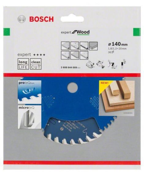 BOSCH Tarcza pilarska Expert for Wood 140 x 20 x 1,8 mm, 36