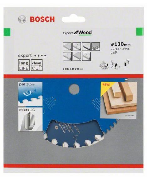 BOSCH Tarcza pilarska Expert for Wood 130 x 20 x 2,4 mm, 24