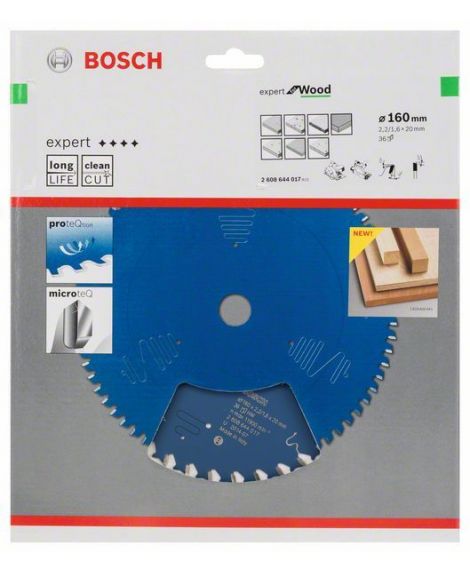 BOSCH Tarcza pilarska Expert for Wood 160 x 20 x 2,2 mm, 36