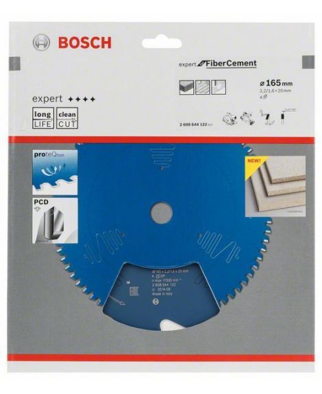 BOSCH Ostrze do piły tarczowej Expert for Fibre Cement 165 x 20 x 2,2 mm, 4