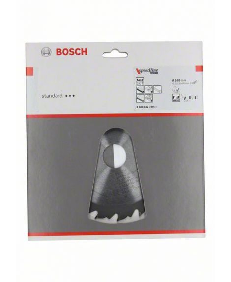 BOSCH Tarcza pilarska Speedline Wood 165 x 30 x 2,2 mm, 18