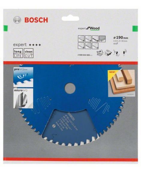 BOSCH Tarcza pilarska Expert for Wood 190 x 30 x 2,0 mm, 48