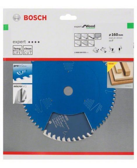 BOSCH Tarcza pilarska Expert for Wood 160 x 20 x 2,6 mm, 48