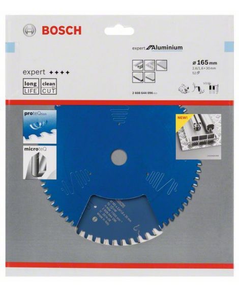 BOSCH Tarcza pilarska Expert for Aluminium 165 x 30 x 2,6 mm, 52