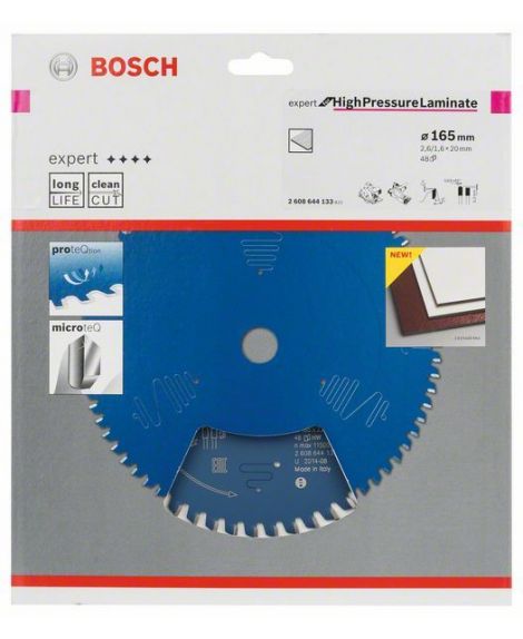 BOSCH Tarcza pilarska Expert for High Pressure Laminate 165 x 20 x 2,6 mm, 48