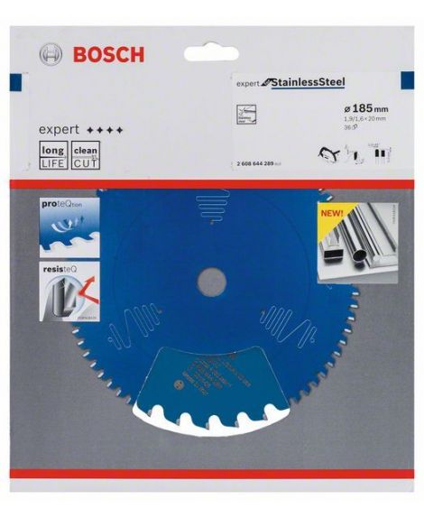 BOSCH Tarcza pilarska Expert for Stainless Steel 185 x 20 x 1,9 x 36