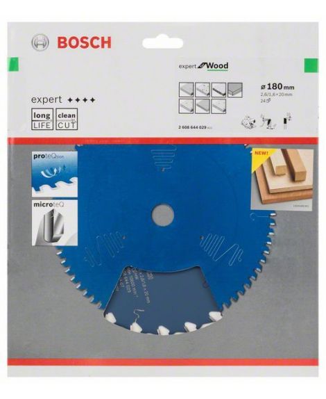 BOSCH Tarcza pilarska Expert for Wood 180 x 20 x 2,6 mm, 24