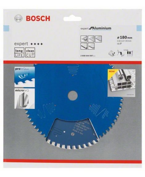 BOSCH Tarcza pilarska Expert for Aluminium 180 x 30 x 2,6 mm, 56