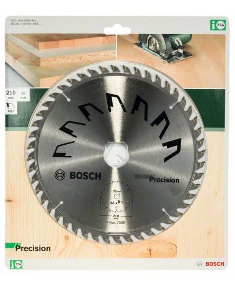 BOSCH Tarcza pilarska PRECISION D - 210 mm- otwór - 30 mm- Z - 48