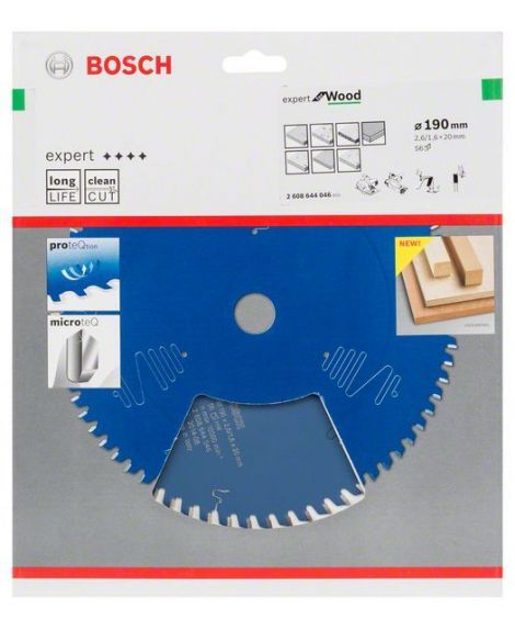 BOSCH Tarcza pilarska Expert for Wood 190 x 20 x 2,6 mm, 56