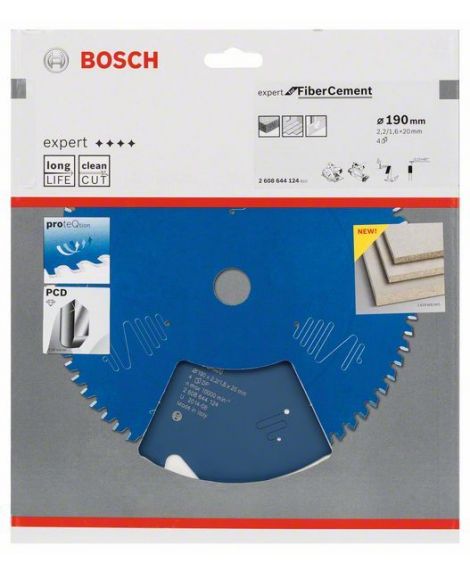 BOSCH Ostrze do piły tarczowej Expert for Fibre Cement 190 x 20 x 2,2 mm, 4