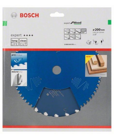 BOSCH Tarcza pilarska Expert for Wood 200 x 30 x 2,8 mm, 24