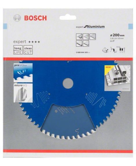 BOSCH Tarcza pilarska Expert for Aluminium 200 x 30 x 2,8 mm, 60