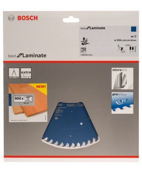 BOSCH Tarcza pilarska Best for Laminate 216 x 30 x 2,5 mm, 60