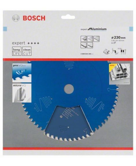 BOSCH Tarcza pilarska Expert for Aluminium 230 x 30 x 2,8 mm, 64