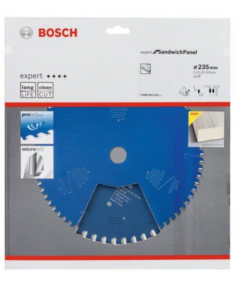 BOSCH Tarcza pilarska Expert for Sandwich Panel 235 x 30 x 2,2 mm, 50