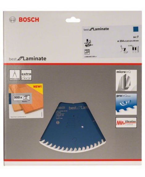 BOSCH Tarcza pilarska Best for Laminate 254 x 30 x 2,5 mm, 84