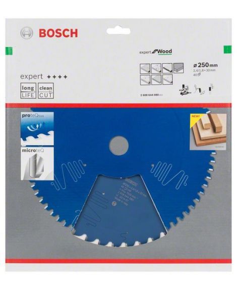 BOSCH Tarcza pilarska Expert for Wood 250 x 30 x 2,4 mm, 40