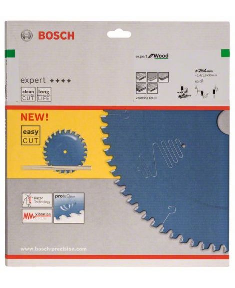 BOSCH Tarcza pilarska Expert for Wood 254 x 30 x 2,4 mm, 60