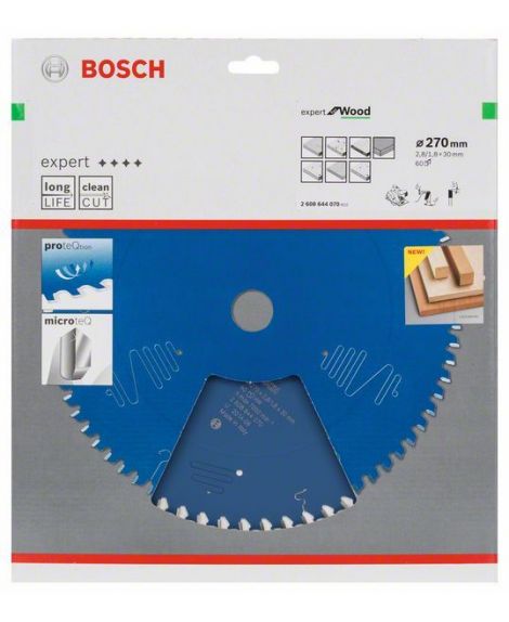 BOSCH Tarcza pilarska Expert for Wood 270 x 30 x 2,8 mm, 60