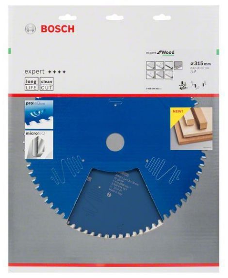 BOSCH Tarcza pilarska Expert for Wood 315 x 30 x 2,4 mm, 72