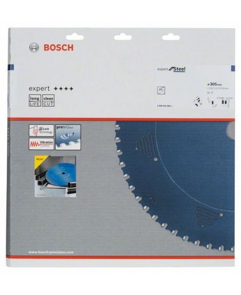 BOSCH Tarcza pilarska Expert for Steel 305 x 25,4 x 2,6 mm, 60