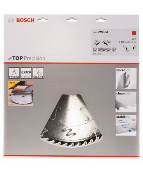 BOSCH Tarcza pilarska Top Precision Best for Wood 350 x 30 x 3,5 mm, 54