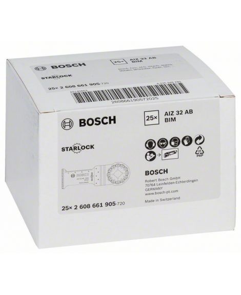 BOSCH Brzeszczot BIM do cięcia wgłębnego AIZ 32 AB Metal 32 x 50 mm