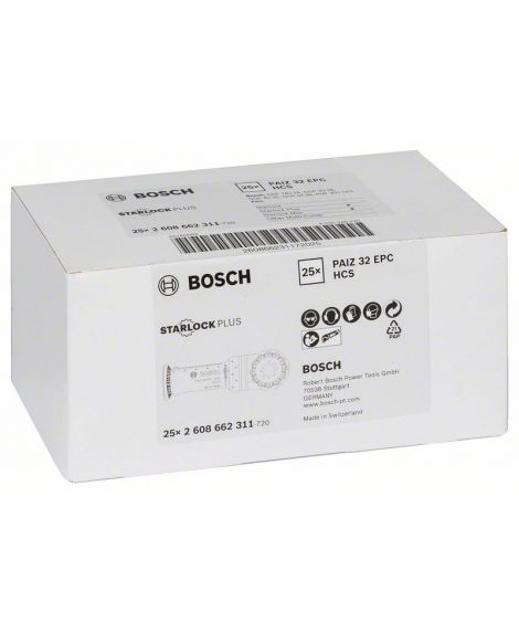 BOSCH Brzeszczot HCS do cięcia wgłębnego PAIZ 32 EPC Wood 60 x 32 mm