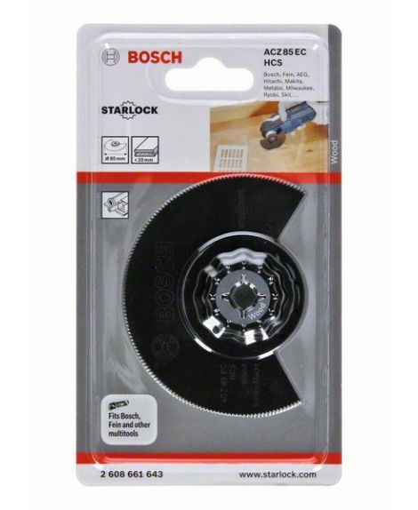 BOSCH Brzeszczot segmentowy HCS ACZ 85 EC Wood 85 mm