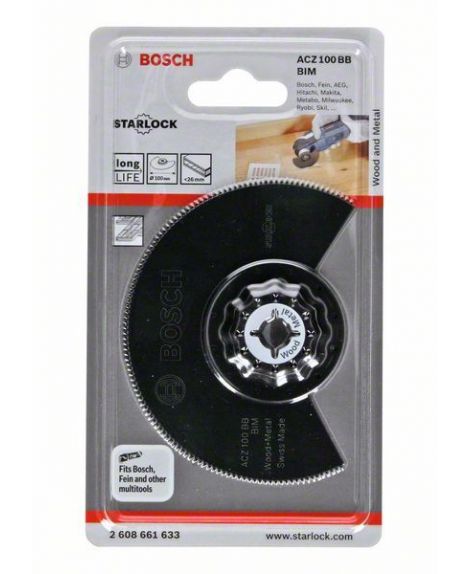 BOSCH Brzeszczot segmentowy BIM ACZ 100 BB Wood and Metal 100 mm