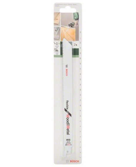 BOSCH Brzeszczot do pił szablastych, BIM, S 1122 HF Flexible for Wood and Metal