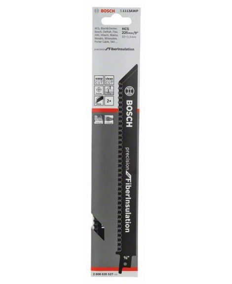 BOSCH Brzeszczot do piły szablastej S 1113 AWP Precision for FibreInsulation