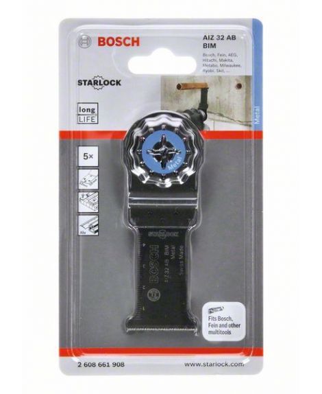 BOSCH Brzeszczot BIM do cięcia wgłębnego AIZ 32 AB Metal 32 x 50 mm